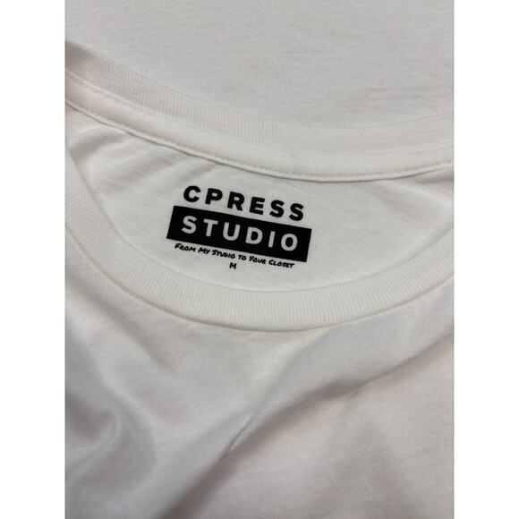 CPress Studio Flirting With Cowboys Mushie T-shirt Designer White Medium - Picture 3 of 5